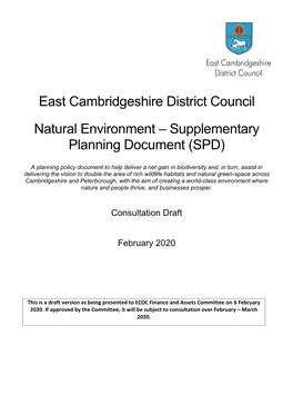 East Cambridgeshire District Council Natural