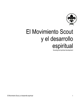 El Movimiento Scout Y El Desarrollo Espiritual 1