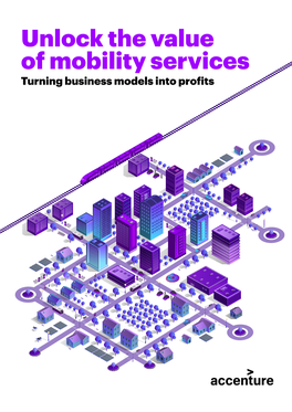 Unlock the Value of Mobility Services | Accenture