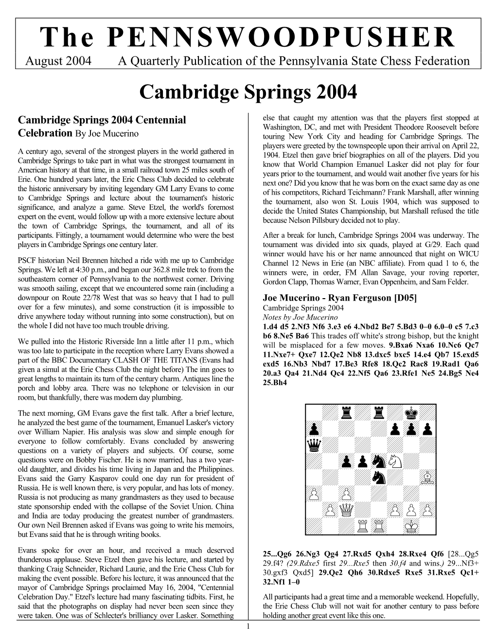 Cambridge Springs 2004