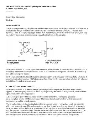 Ipratropium Bromide Solution Cobalt Laboratories, Inc.
