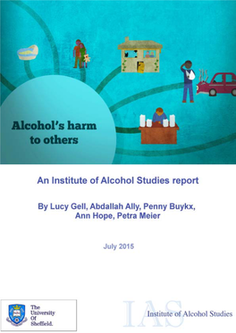 Alcohol's Harm to Others