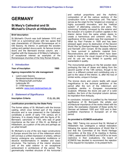 Section II: Summary of the Periodic