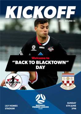 Blacktown City FC V Sydney United 58 FC