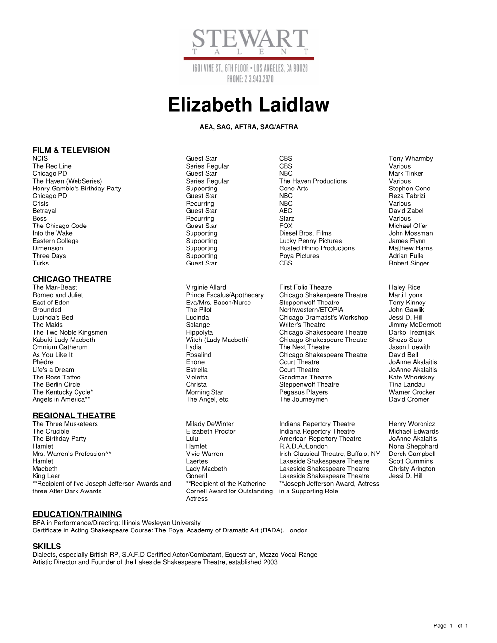 Elizabeth Laidlaw