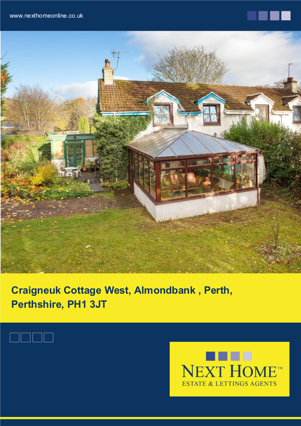 Craigneuk Cottage West, Almondbank , Perth, Perthshire, PH1 3JT £270,000