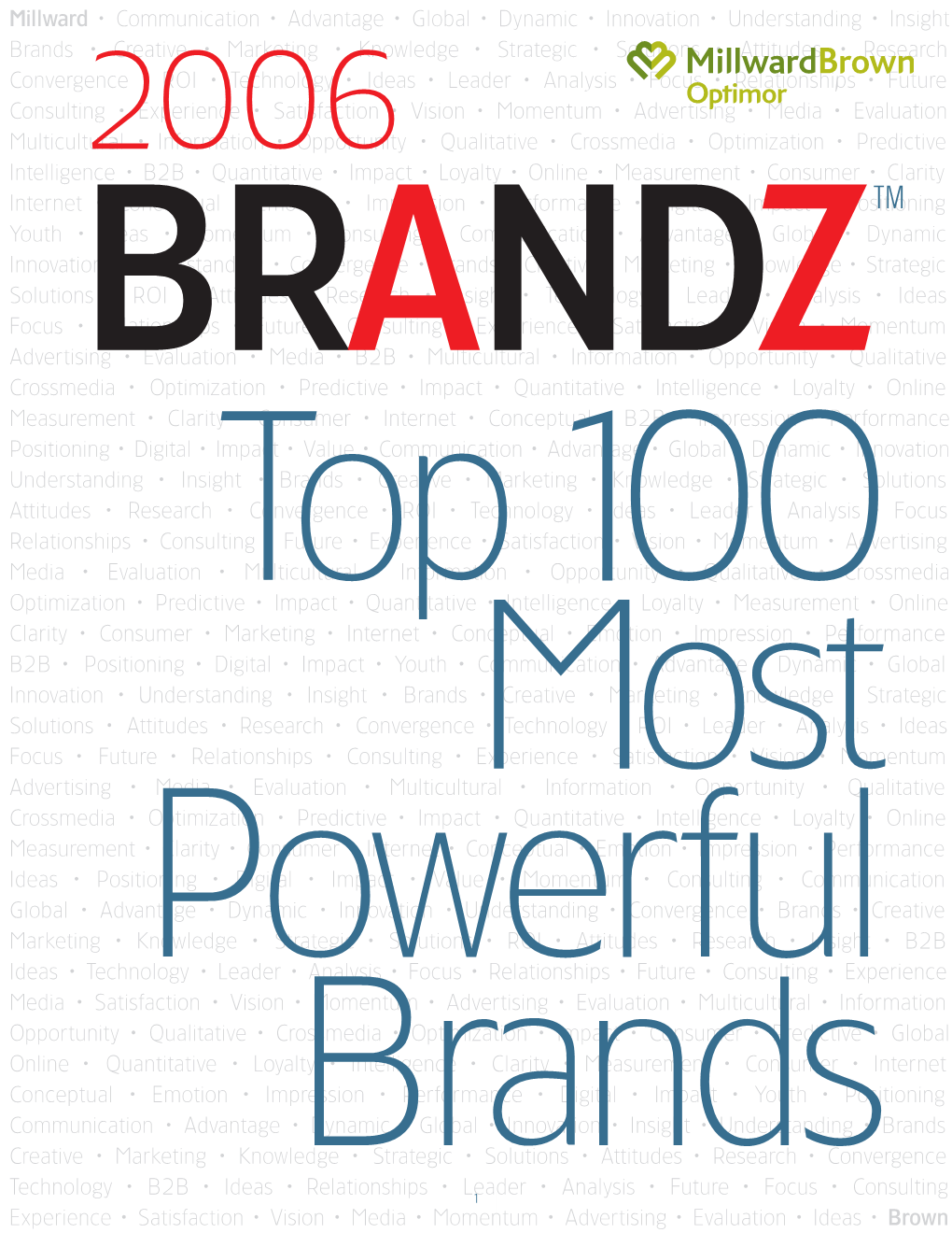 2006 Brandz Ranking Report.Pdf