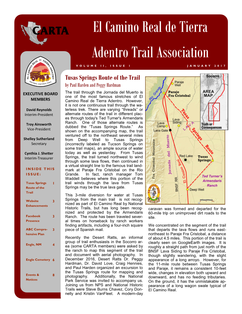 El Camino Real De Tierra Adentro Trail Association