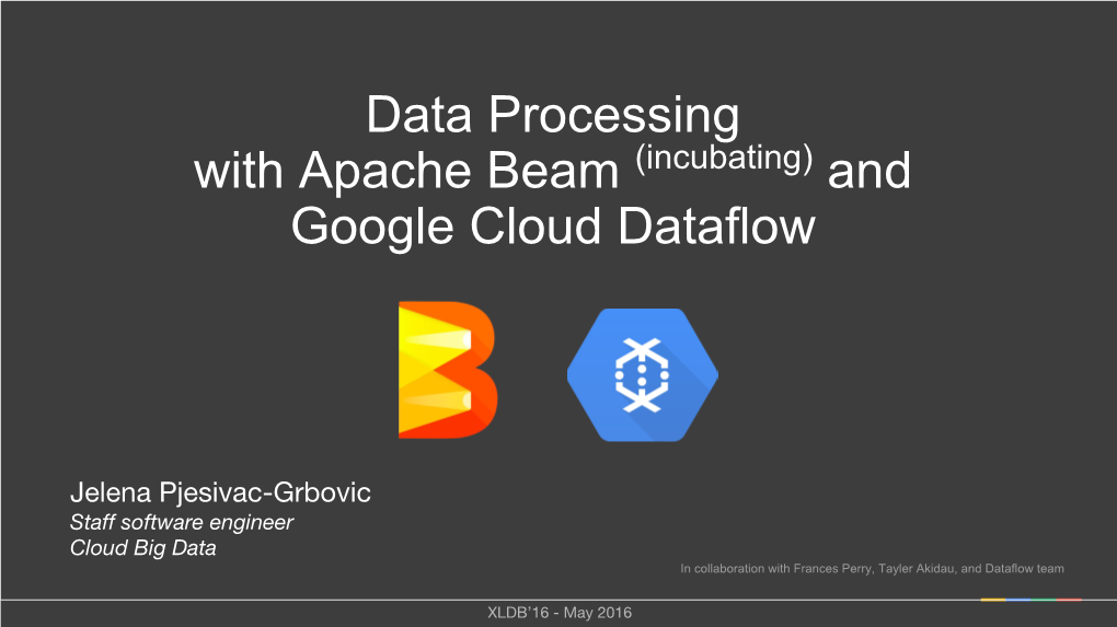 Data Processing with Apache Beam and Google Cloud Dataflow