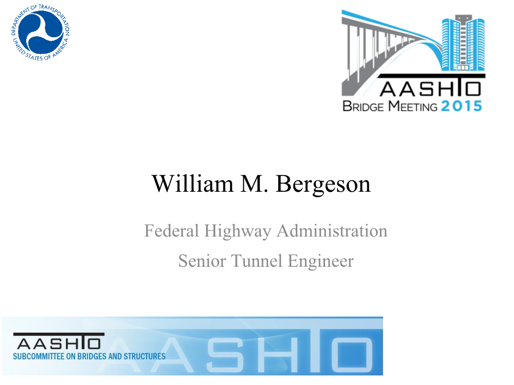 Tunnel Projects – Fhwa Participation