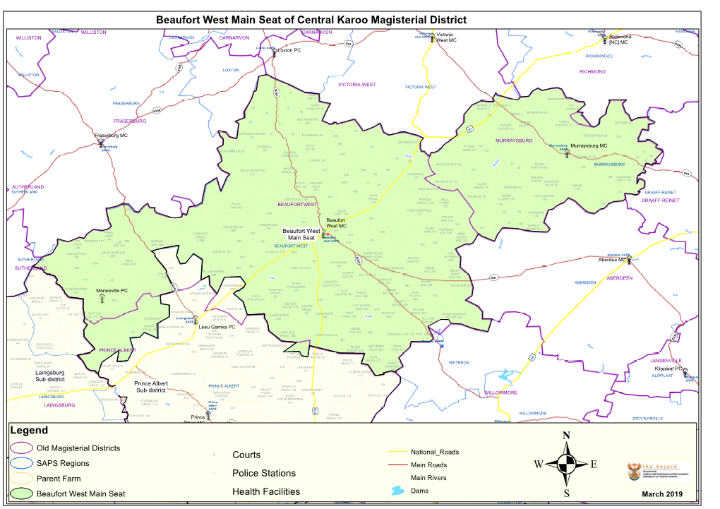 Beaufort West Main Seat of Central Karoo Magisterial District