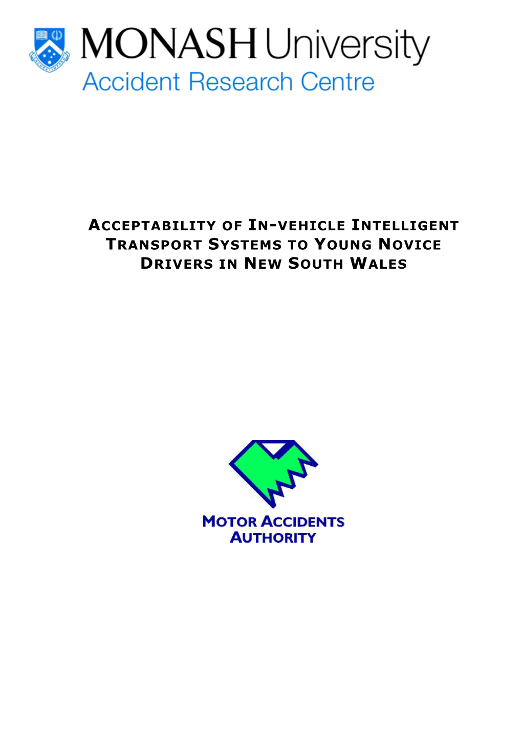 In-Vehicle Intelligent Transport Systems and Young Novice Driver Safety