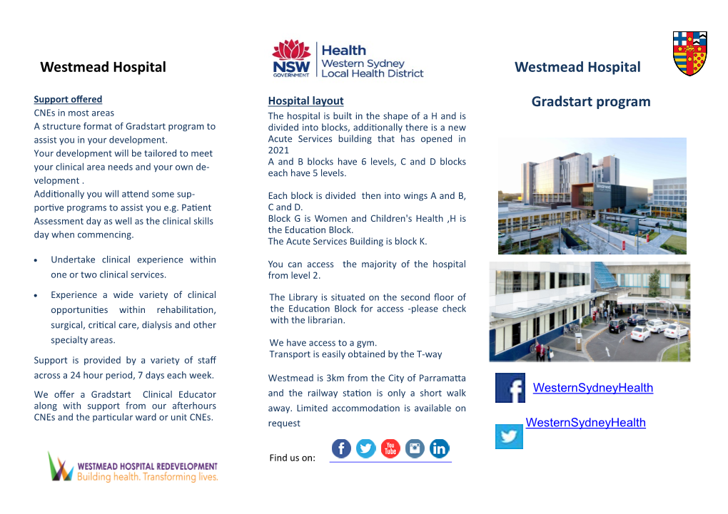 Westmead Hospital Westmead Hospital