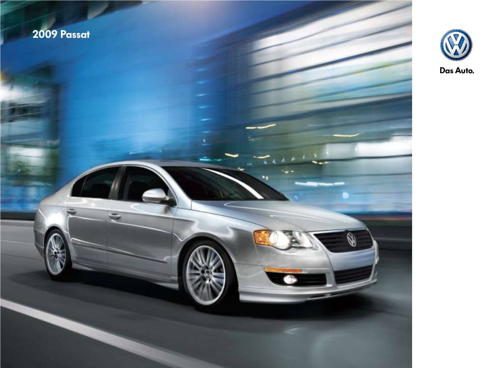 2009 Volkswagen Passat Brochure