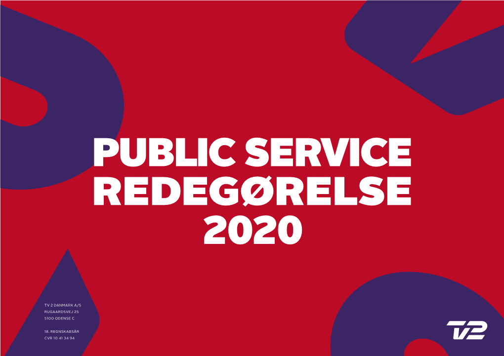 Public Service Redegørelse 2020