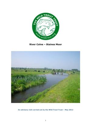River Colne – Staines Moor