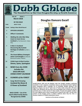 Douglas Dancers Excel! in THIS ISSUE PAGE WHAT to SEE