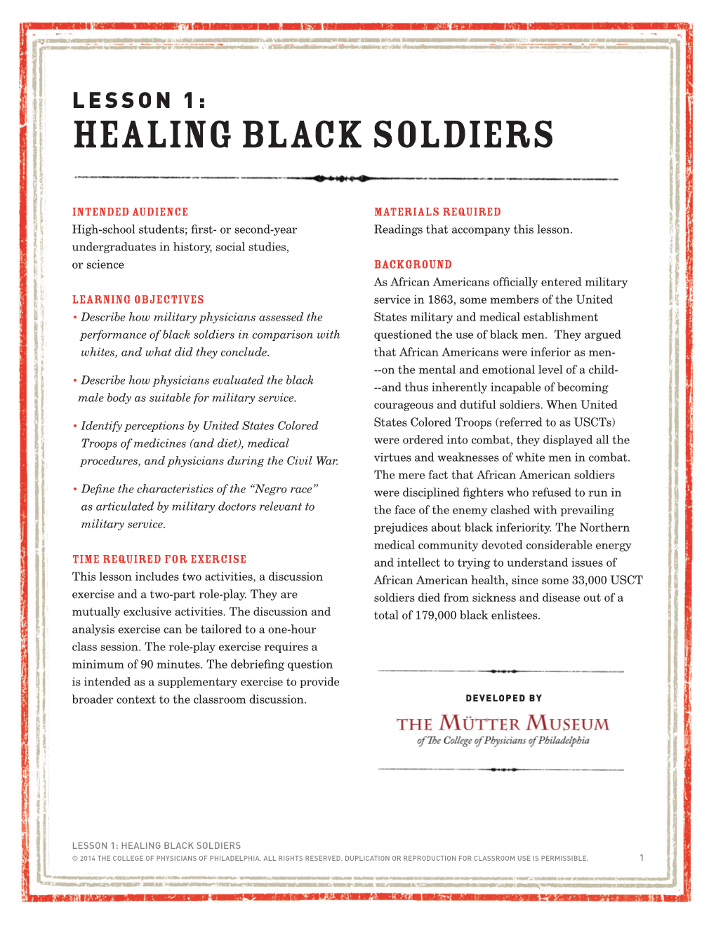 Healing Black Soldiers