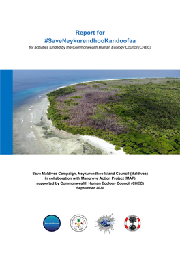 Maldives Mangrove Project Report