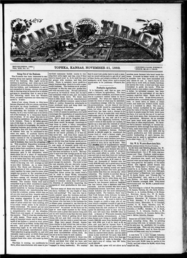 Topeka, ,Kansas, Nove:Mber 21, 1883