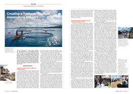 Creating a Typhoon-Resilient Aquaculture Industry