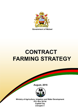 Malawi Contract Farming Strategy