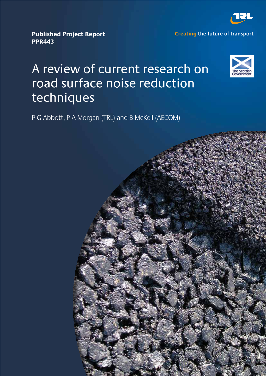 A Review of Current Research on Road Surface Noise Reduction Techniques