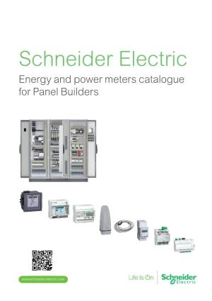 Energy and Power Meters Catalogue for Panel Builders