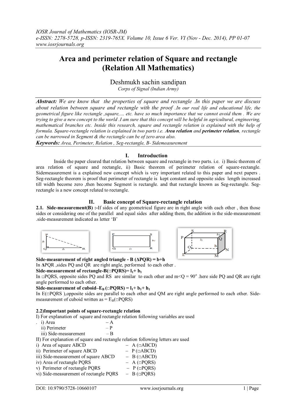 Area and Perimeter Relation of Square and Rectangle (Relation All Mathematics)