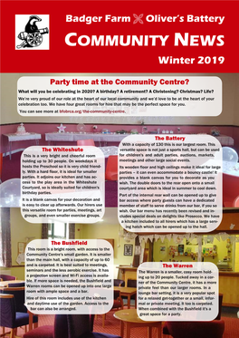 Community News 2019 Winter