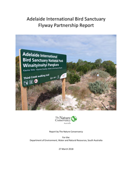 Adelaide International Bird Sanctuary Flyway Partnership Report