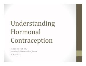 Understanding Hormonal Contraception