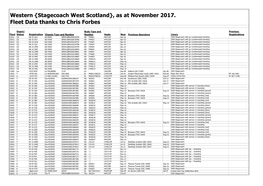 Stagecoach West Scotland}, As at November 2017