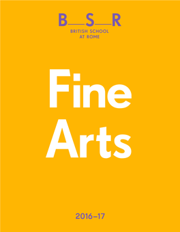 Fine Arts 2016–17