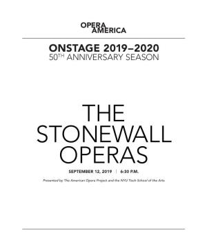 The Stonewall Operas Program