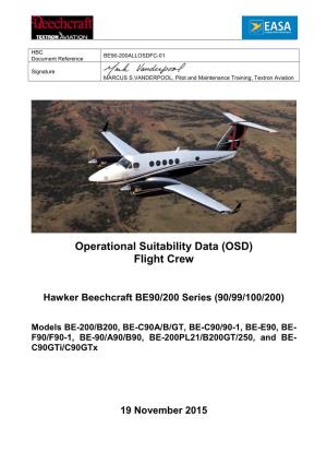 Operational Suitability Data (OSD) Flight Crew