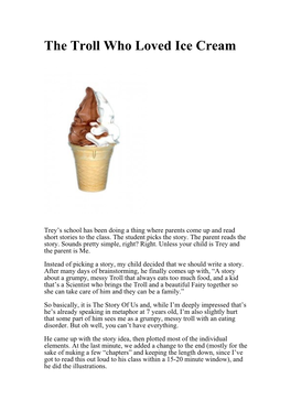 The Troll Who Loved Ice Cream