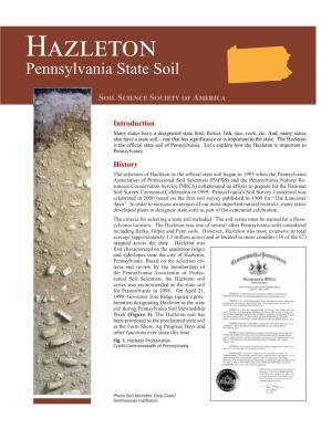 Hazleton Pennsylvania State Soil