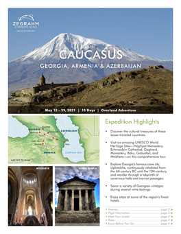 Caucasus Georgia, Armenia & Azerbaijan