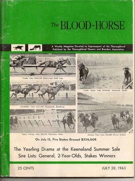 July 20, 1963: the Blood-Horse Magazine on Mr. Fitz