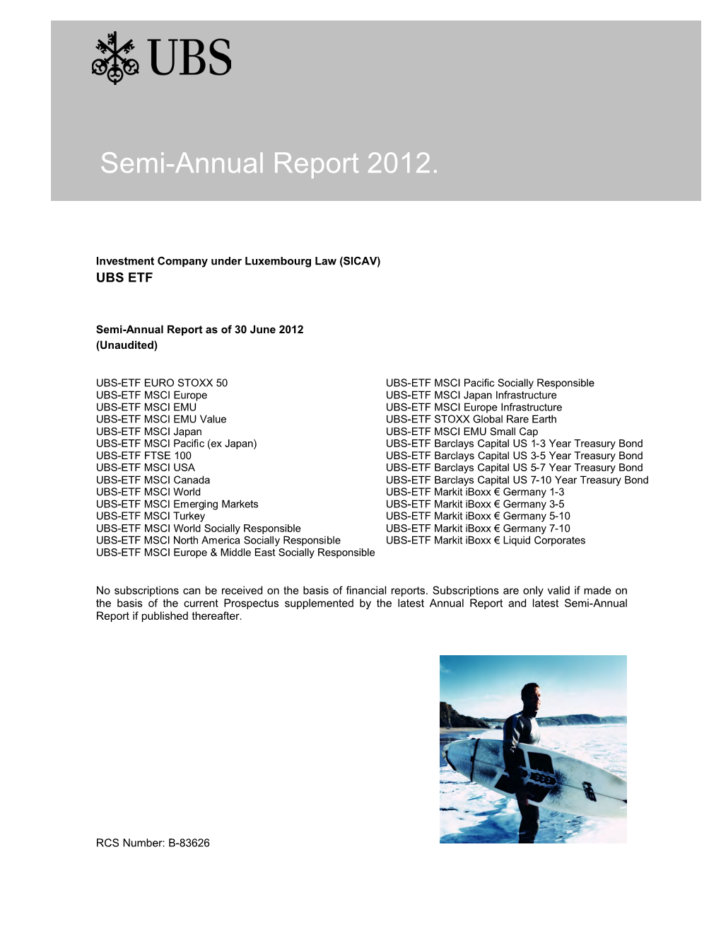 Semi-Annual Report 2012