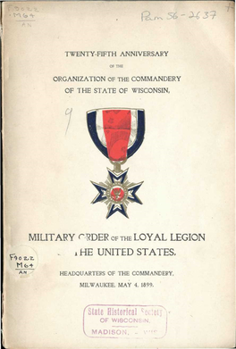 Military Order of the Loyal Legion : 1 He United States