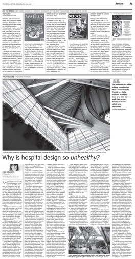 Why Is Hospital Design So Unhealthy?