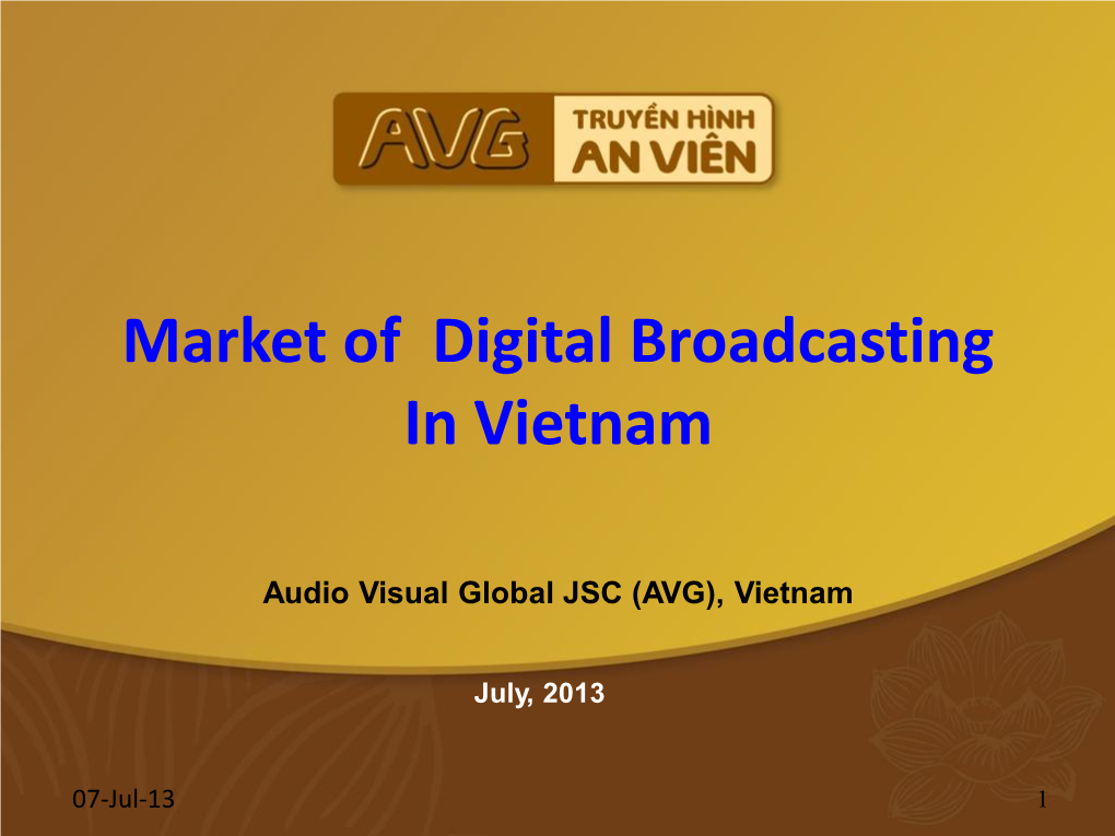 5.July 2013 Market Digitalbroadcasting VOV AVG-Nhat