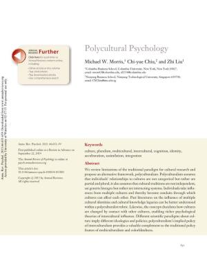 Polycultural Psychology