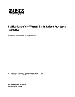 USGS Open-File Report 2007-1227