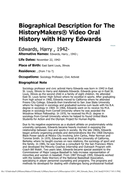 I:\Individual Historymakers\E\Edwards, Harry