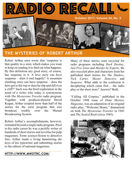 The Mysteries of Robert Arthur