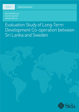 Evaluation Study of Long-Term Development Co-Operation Between Sri Lanka and Sweden
