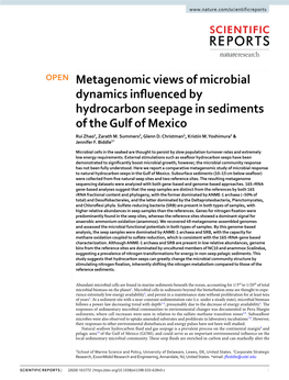 Metagenomic Views of Microbial Dynamics Influenced By